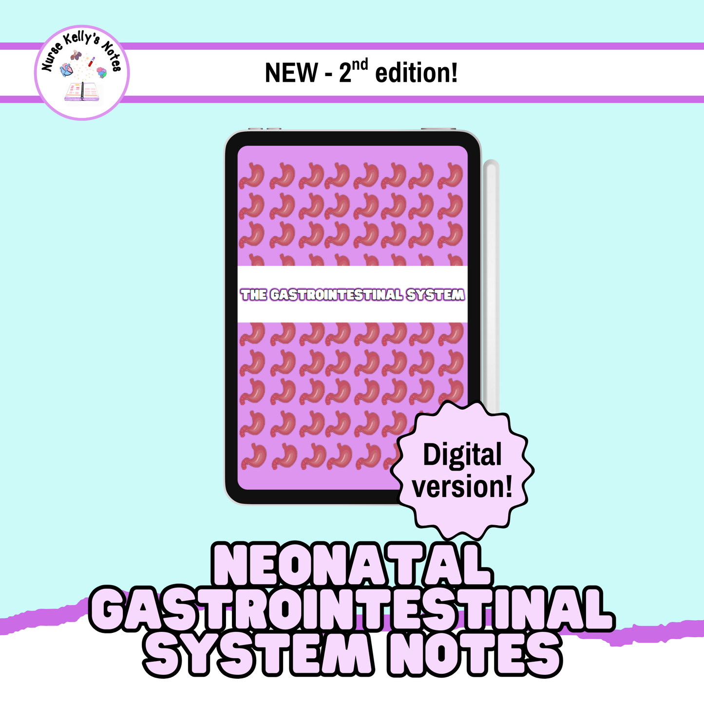 Neonatal Gastrointestinal Bundle: Instant Download | Visual Learning Resource, Study Guide, Survival Guide, Masterclass for NICU RNs