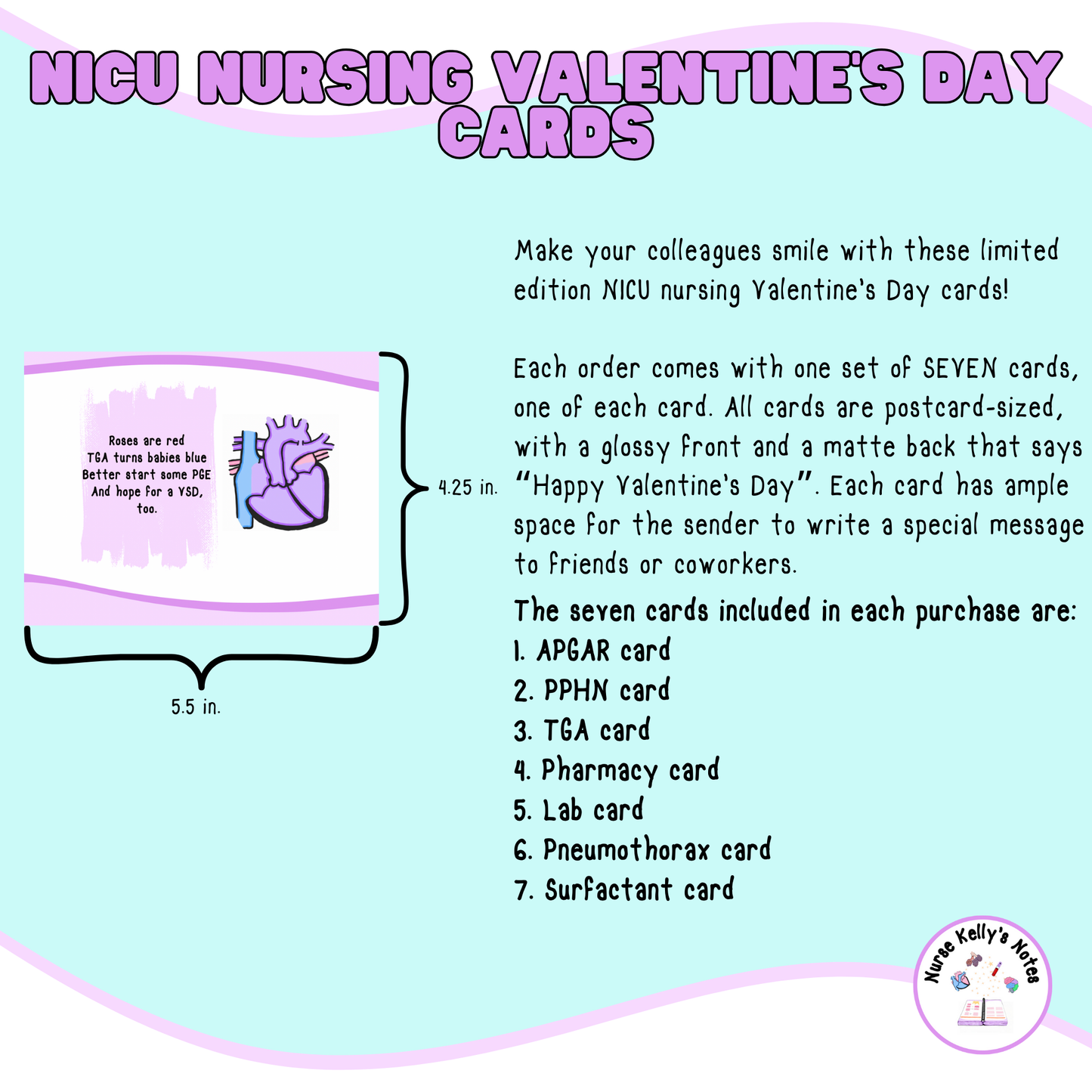 NICU Nursing Valentine’s Day Cards | Aesthetic Neonatal RN Resources