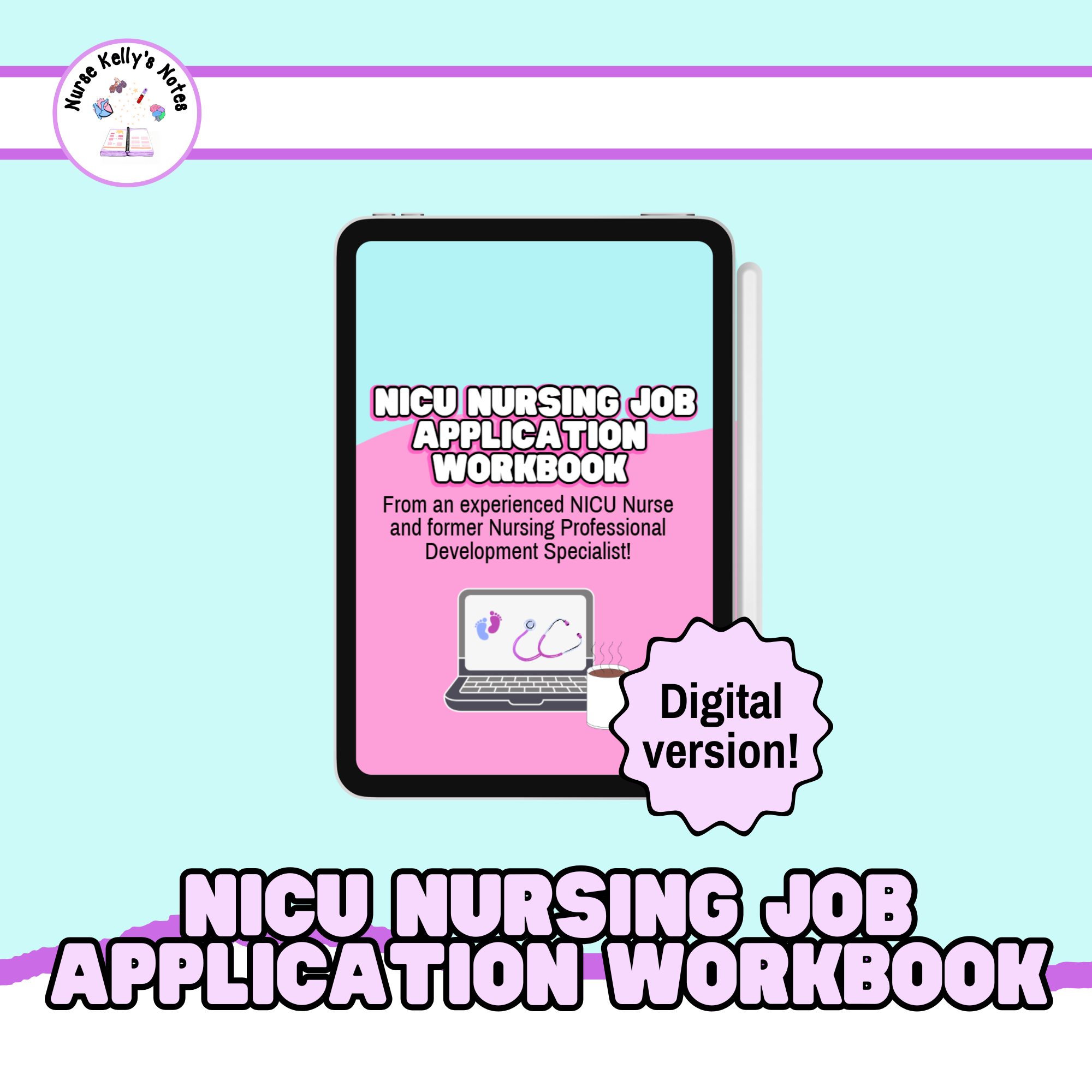 NICU Nursing Job Application Workbook - Your Interactive Guide to Succ ...