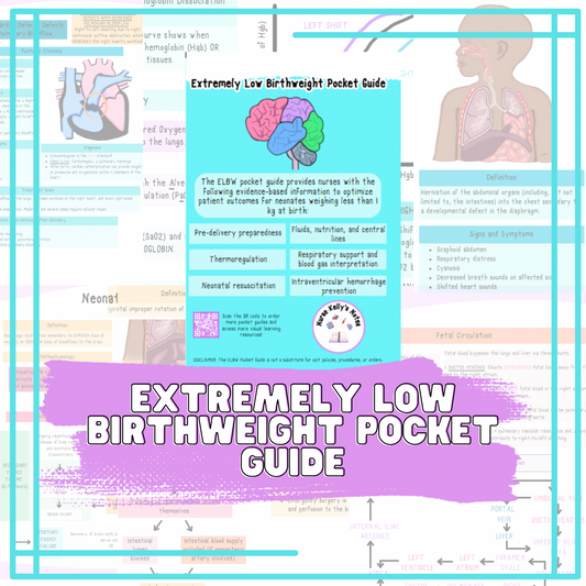 Extremely Low Birthweight Pocket Guide | NICU Nursing Reference for Students, New-to-Specialty Nurses, Preceptors, and Experienced RNs