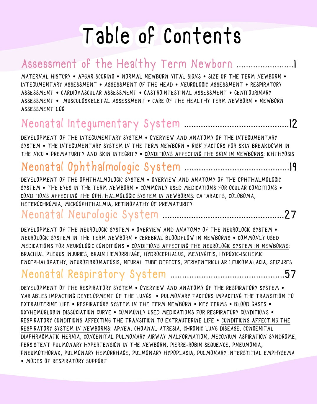 Nurse Kelly's Notes Neonatal Intensive Care Nursing Bundle: Visual Learning Resources for NICU RNs/Students