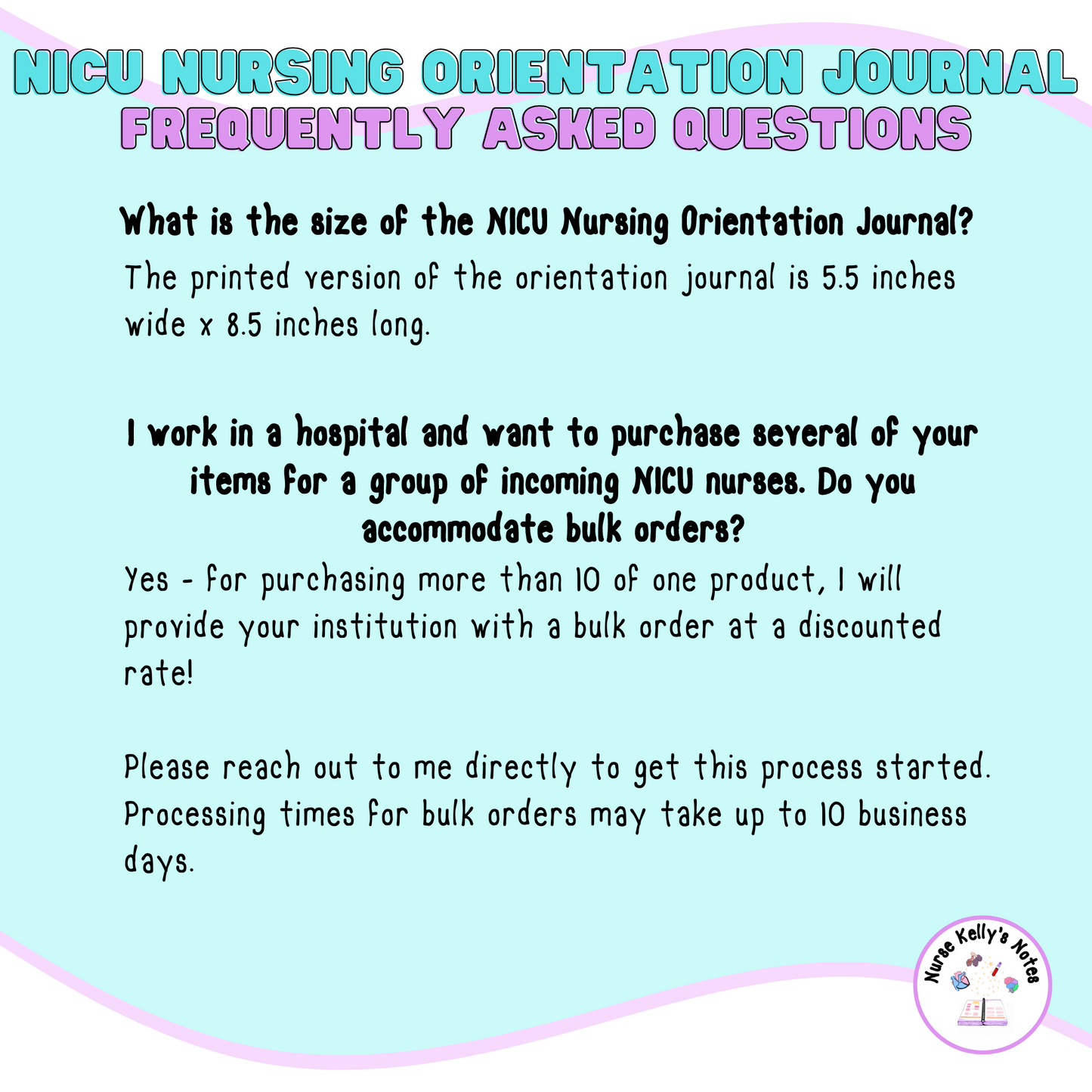 NICU Nursing Orientation Journal (Hard-Copy Spiral Bound): Resources for New Neonatal Intensive Care Unit Nurses and Nursing Preceptors!