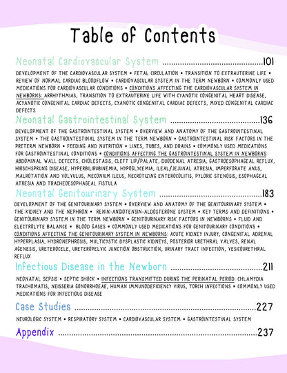 Nurse Kelly's Notes Neonatal Intensive Care Nursing Bundle E-BOOK: Visual Learning Resources for NICU RNs/Students