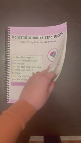 Nurse Kelly's Notes Neonatal Intensive Care Nursing Bundle: Visual Learning Resources for NICU RNs/Students